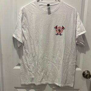 White Graphic Men's T-Shirt